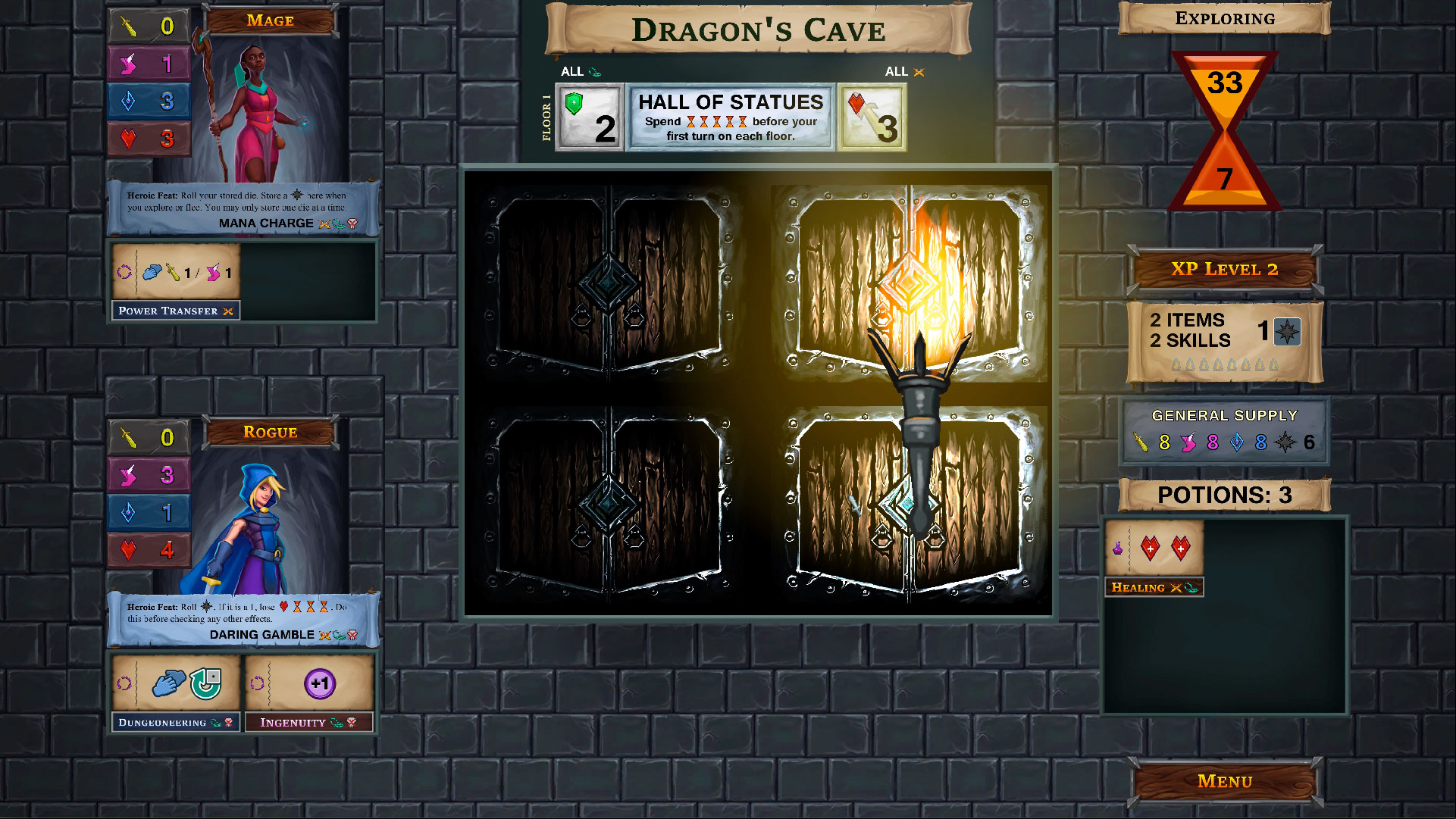 Dungeon rng коды. One Deck Dungeon. Данженс 1. Full Dungeon. Бумажные подземелья настольная игра.